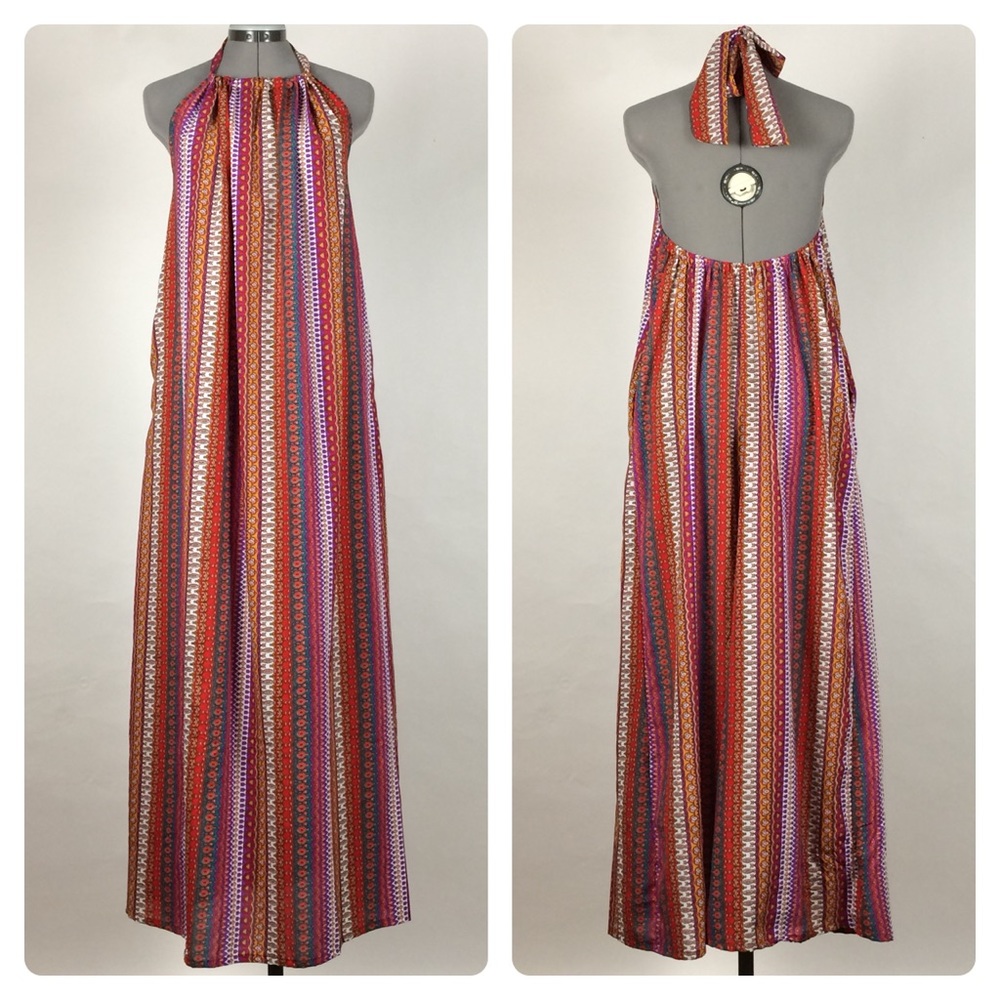 Purple Maxi Dress w/ Pockets